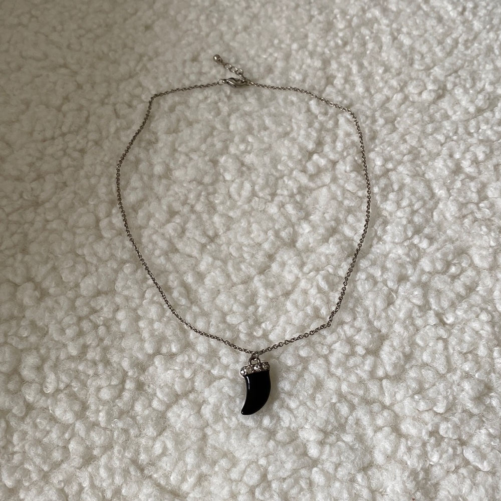 Black Charm Necklace